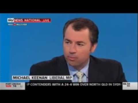 Part 1 - Michael Keenan MP - Australian Agenda, Sunday June 12 2011.