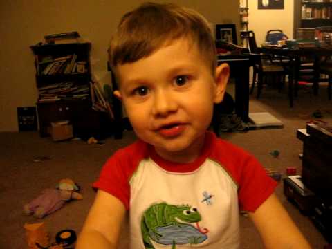 3-year-old recites poem, 