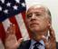 In this Jan. 14, 2009 file photo, then-Vice President-elect Joe Biden gestures while discussing his recent trip to Afghanistan, Iraq, Kuwait and Pakistan during a meeting with President-elect Barack Obama, not shown, at Obama's transition office in Washington. Biden will be tested on two fronts this weekend as he makes the Obama administration's first official trip overseas.