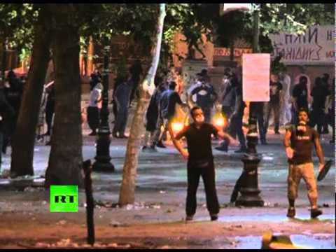 Athens on Fire: Video of night clashes, Greek capital smoked