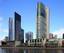 Crown Casino and the Eureka Tower on the Yarra River in Melbourne