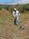 An ATI staffer sweeps a parcel of land just a few hundred meters from Waikaloa. Most of the terrain in the area is of volcanic origin and is challenging to sweep.