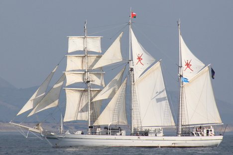 RNOV Shabab Oman is a barquentine which serves as a training ship for the Royal Navy of Oman