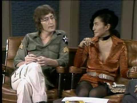 John Lennon and Yoko Ono Dick Cavett Show Excerpt 1 of 6