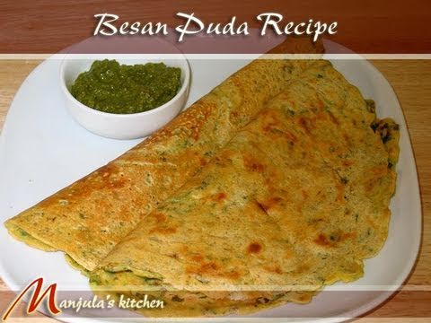 Besan (Gram Flour) Puda (Dosa) Recipe by Manjula