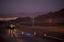 Israeli police officers stop the traffic at a road block formed by security forces on roads leading to the sites of several attacks in the Arava desert, near the southern Israeli town of Eilat, Thursday, Aug. 18, 2011.