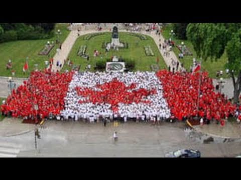 Living Flag - Winnipeg Manitoba Canada 2011