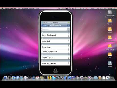 Apple iPhone SDK Emulator Demo