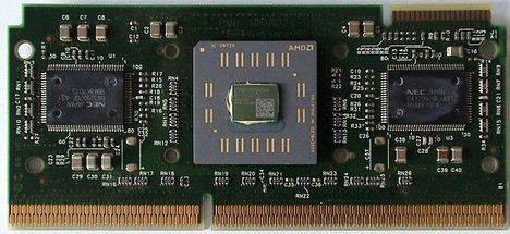 AMD Athlon (early version) - another technically different, but fully compatible, x86 implementation.