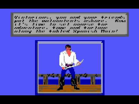 Sid Meier's Pirates! '87 PC DOS-Box Gameplay