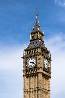 Superior part of the clock tower