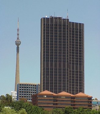 The Radiopark Centre with the Sentech Tower in the background