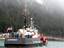 JUNEAU, Alaska (Mar. 27)--The crew of the Coast Guard Cutter Elderberry (WLI 65401) prepare to set seasonal buoys along the Mendenhall Bar. USCG photo by PA3 Christopher Grisafe (116760) ( COAST GUARD CUTTER ELDERBERRY (WLI 65401)(FOR RELEASE) )