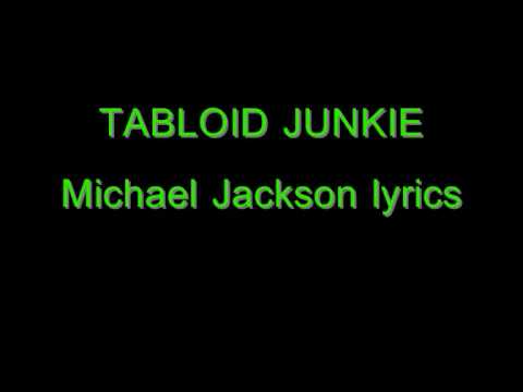 Tabloid Junkie Lyrics