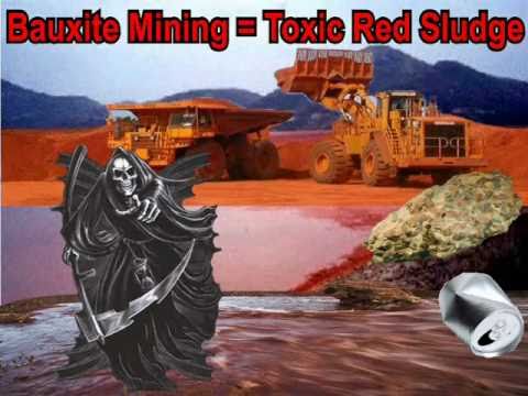 Bauxite Mines Poison Earth - Make Aluminum & Toxic Red Sludge Death