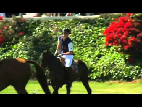 Prince William plays polo