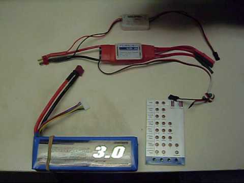 ESC Programming using the Program Card