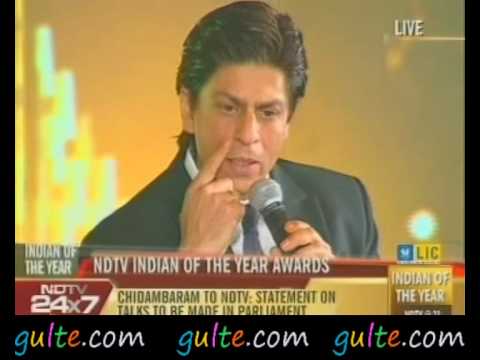 Gulte.com - Shahrukh Khan At NDTV Indian Of The Year 2009