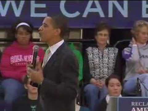 Barack Obama in Muncie, Indiana