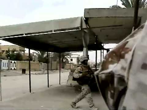 US Marines Engage Insurgents in Firefight in Ramadi,Iraq