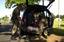 US Army Military Police assigned to the 65th Regional Support Command, US Army (USA) Reserve, San Juan, Puerto Rico search a vehicle entering the main gate at the USA South Headquarters, Fort Buchanan, Puerto Rico in the aftermath of the September 11th at