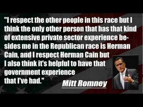 Mitt Romney Vs Rick Perry - Presidential Candidates Trade Jabs