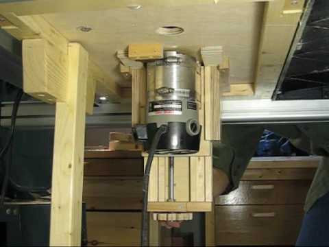 Wooden router lift