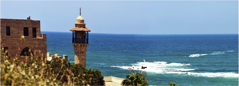 Minaret in the old city of Jaffa