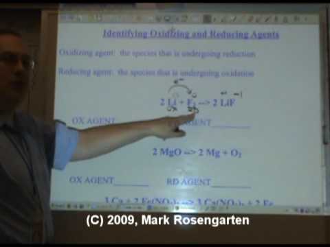 Chemistry Tutorial 12.1c: Oxidizing And Reducing Agents