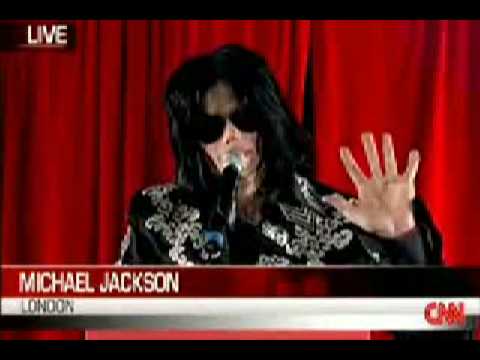 Michael Jackson press conference at the O2, London 2009