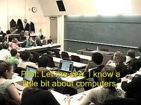 Prof smashes laptop: what REALLY happened