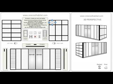 Prefab shipping container home design tool