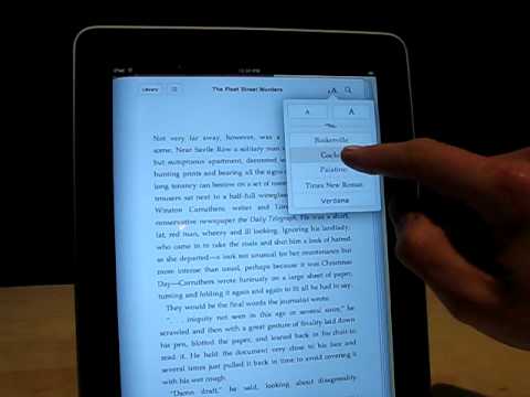 iPad hands on: iBooks e-reader app