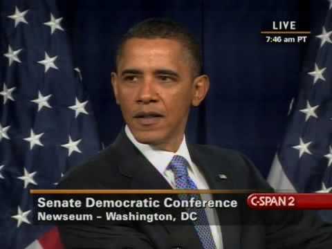 President Obama Q&A with Senate Democrats