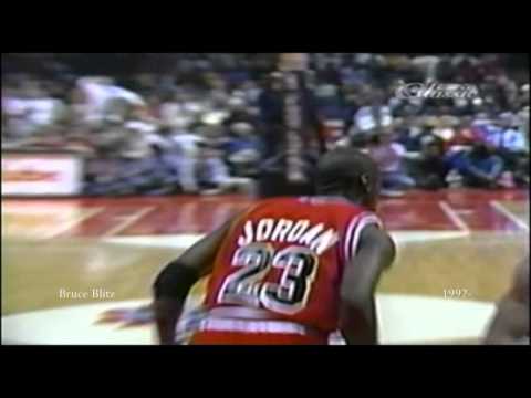 Michael Jordan 50 point game timeline by Bruce Blitz