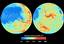 2001/01/17 Mars Thermal Inertia - This image shows the global thermal inertia of the Martian surface as measured by the Thermal Emission Spectrometer (TES) instrument on the Mars Global Surveyor. The data were acquired during the first 5000 orbits of the