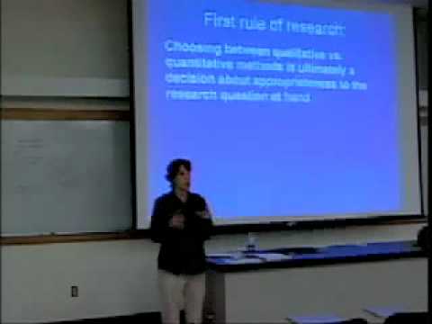 Research Design Lecture by Lisa Campbell