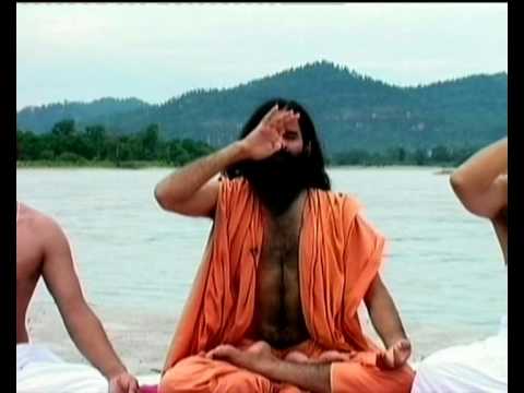 Baba Ramdev - Anulom Vilom Pranayama - Highly Recommended For Angina - Yoga Health Fitness