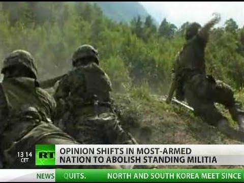 Farewell to Army? Best-armed Swiss shift opinion to abolish militia