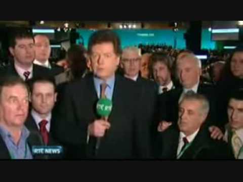 Fianna Fail, Nine News, RTE One, Saturday 28th February 2009