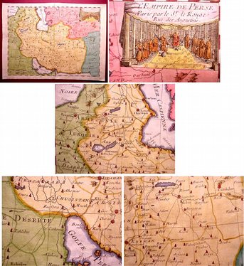 European Map from 1748 showing Karabagh as part of Persia