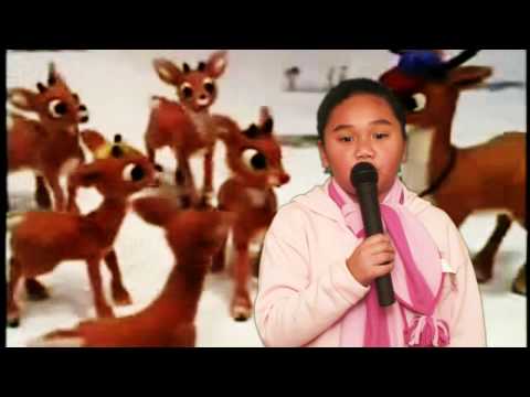 Rudolf the red-nosed reindeer- by: Mary Nicole Quiambao (Age 7)