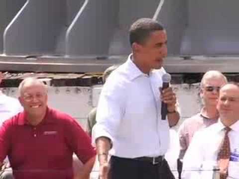 Barack Obama at Siemans Hydro Power York, PA