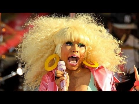 Nicki Minaj Wardrobe Malfunction On Good Morning America!