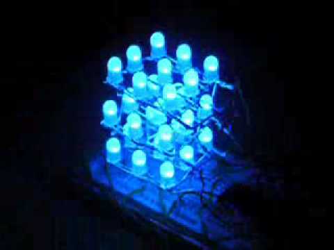 3X3X3 RGB LED Cube PIC