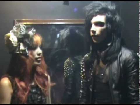 Black Veil Brides interview, Andy Six meets La Carmina! Seattle concert 2010, Knives and Pens Andy6