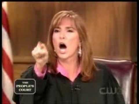 The People's Court - Judge Milian Flips out on Defendant