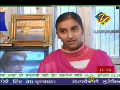 rashpal kaur on zee punjabi news