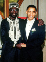 Obongo and Barack Obama photo