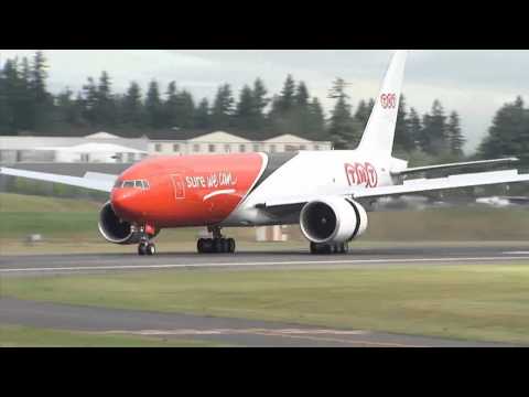 TNT's new Boeing 777 Freighter